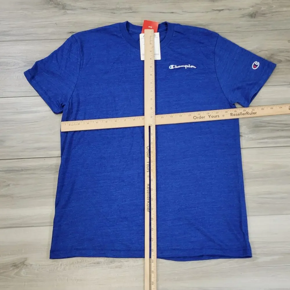 Champion T-Shirt Men's Medium Blue Short Sleeve New - Picture 7 of 9